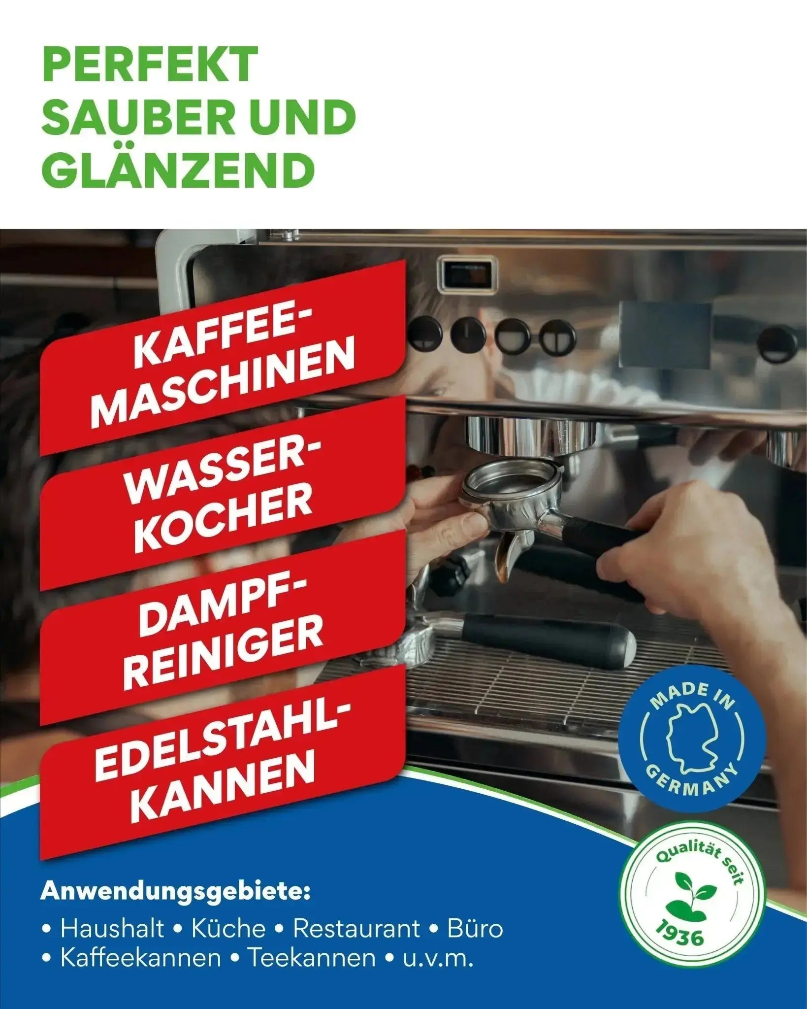 Vorteilsset: 5x Botan - Premium Entkalker für Kaffeemaschine - 0170.5 - COLLO. simply clean.